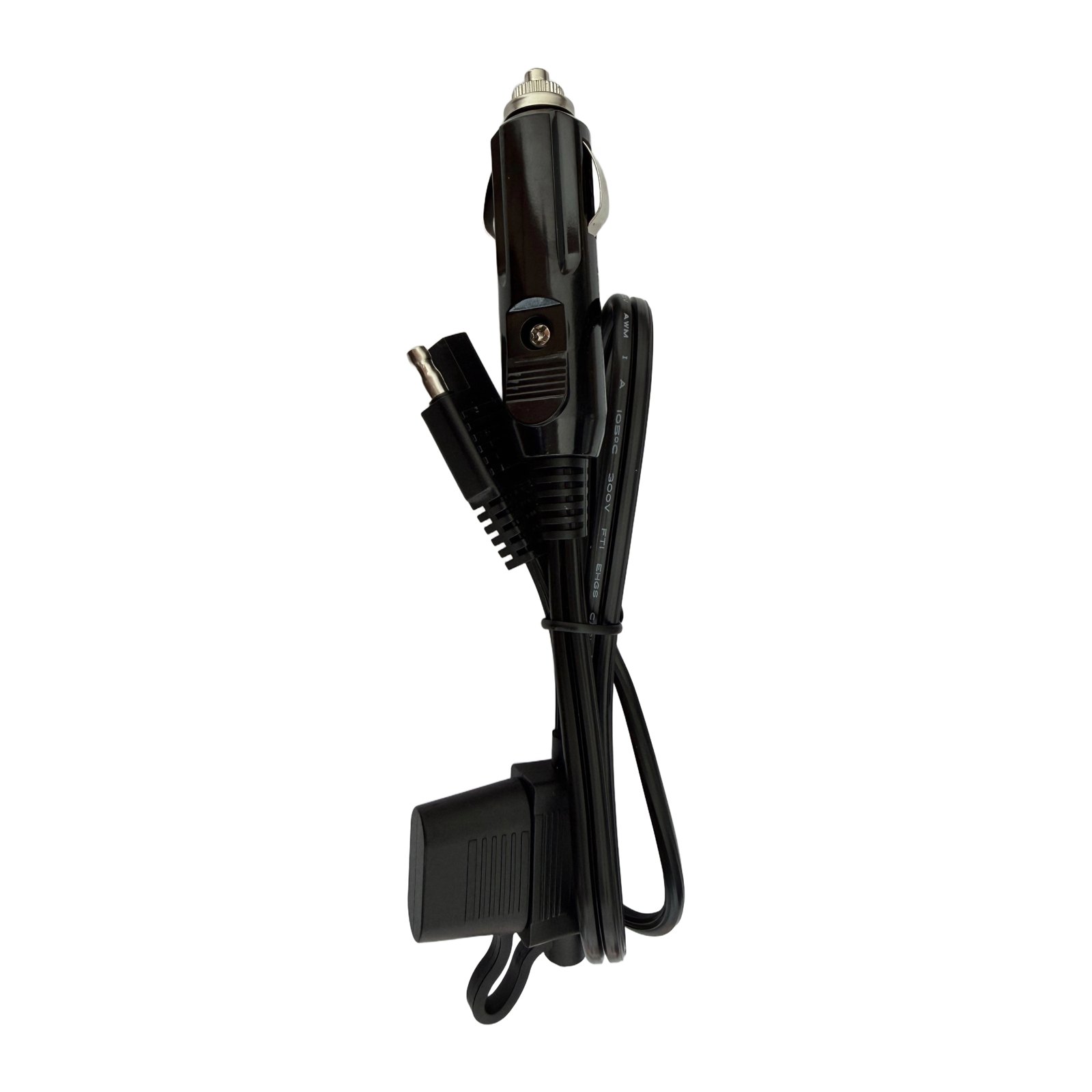 Cigarette plug end with its inline fuse